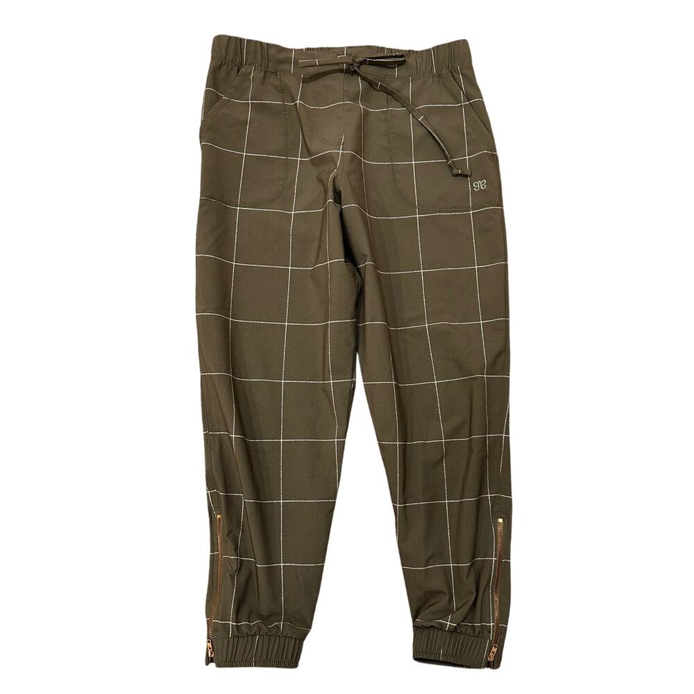 Albion Windowpane Jetsetters Joggers, Sage, size XS